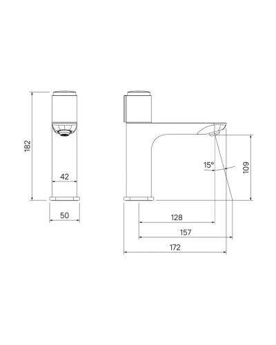 Комплект смесителей IDDIS Slide SLIBL00I02 + SLIBLBTI01