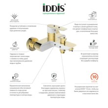 Комплект смесителей IDDIS Cloud CLOWG02I02 + CLOWG00I01