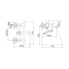 Комплект смесителей IDDIS Copter COPSB02I02WA + COPSB00I01