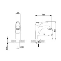 Комплект смесителей IDDIS Oldie OLDYG00I02 + OLDYG00I01