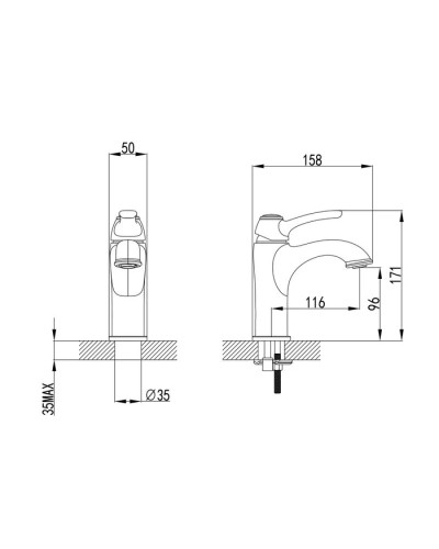 Комплект смесителей IDDIS Oldie OLDYG00I02 + OLDYG00I01