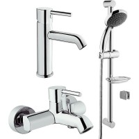 Комплект смесителей Vitra Minimax S A49153EXP Хром