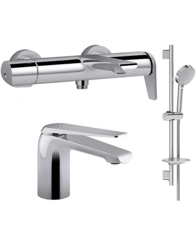 Комплект смесителей Jacob Delafon Avid E97369-CP + E97345-ND-CP + E99898RU-CP