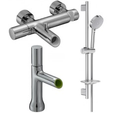 Комплект смесителей Jacob Delafon Toobi E8963-CP + E7329-CP + E99898RU-CP