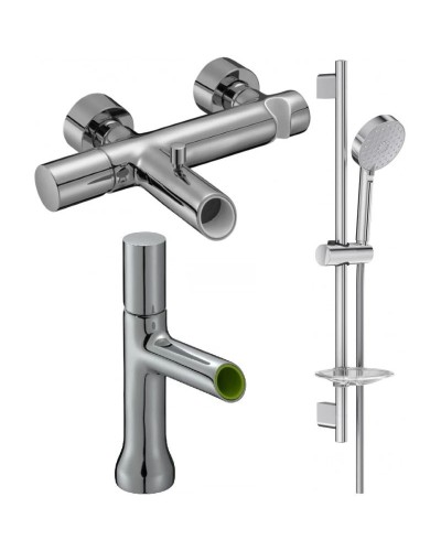 Комплект смесителей Jacob Delafon Toobi E8963-CP + E7329-CP + E99898RU-CP