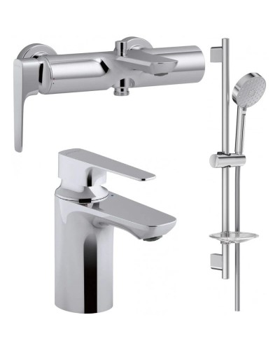 Комплект смесителей Jacob Delafon Aleo+ E72319-CP + E72314-CP + E99898RU-CP