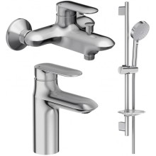 Комплект смесителей Jacob Delafon Kumin E99460-CP + E99447-CP + E99898RU-CP