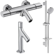 Комплект смесителей Jacob Delafon Talan E10105RU-CP + E10378RU-CP + E99898RU-CP