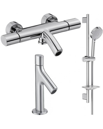 Комплект смесителей Jacob Delafon Talan E10105RU-CP + E10378RU-CP + E99898RU-CP