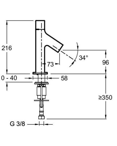 Комплект смесителей Jacob Delafon Talan E10089RU-CP + E10378RU-CP + E99898RU-CP