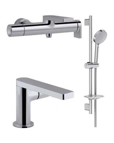 Комплект смесителей Jacob Delafon Composed E73095-CP + E73050-CP + E99898RU-CP