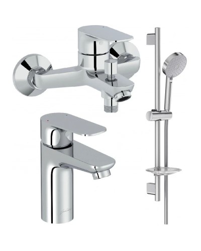 Комплект смесителей Jacob Delafon Oscar E29844-CP + E29842-CP + E99898RU-CP