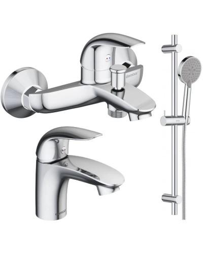 Комплект смесителей Damixa Palace Bit 311000000 + 310210000 + 918100000