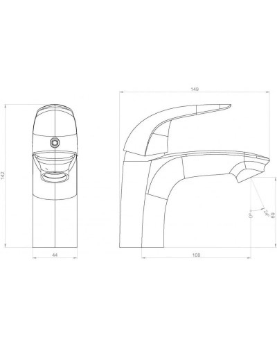 Комплект смесителей Damixa Palace Bit 311000000 + 310210000 + 918100000
