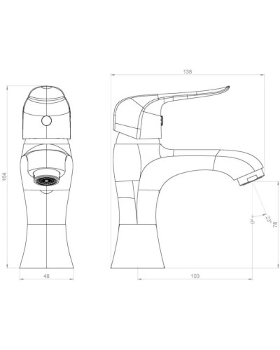 Комплект смесителей Damixa Palace Evo 322000000 + 320210000 + 918100000