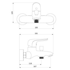 Комплект смесителей Damixa Palace Evo 331000000 + 330210000