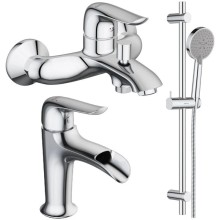 Комплект смесителей Damixa Palace Evo 321000000 + 428240000 + 918100000