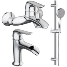 Комплект смесителей Damixa Palace Evo 321000000 + 428240000 + 918100000