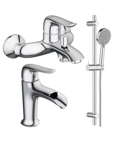 Комплект смесителей Damixa Palace Evo 321000000 + 428240000 + 918100000