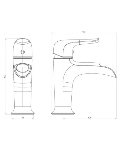 Комплект смесителей Damixa Palace Evo 321000000 + 428240000 + 918100000