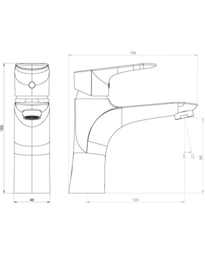 Комплект смесителей Damixa Palace Grand 461000000 + 460210000 + 918100000
