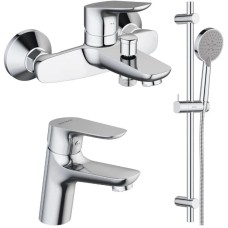 Комплект смесителей Damixa Origin Bit 771000000 + 770210000 + 918100000