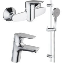 Комплект смесителей Damixa Origin Bit 772000000 + 770210000 + 918100000