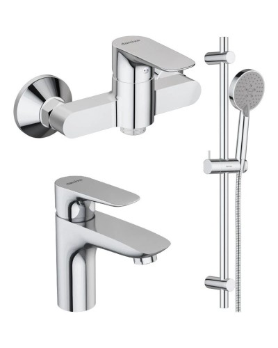 Комплект смесителей Damixa Origin Evo 782000000 + 780210000 + 918100000