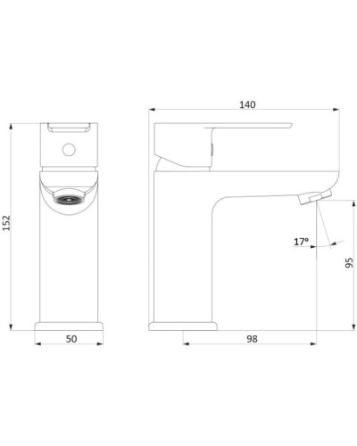 Комплект смесителей Damixa Origin Elegance 841000000 + 840210000
