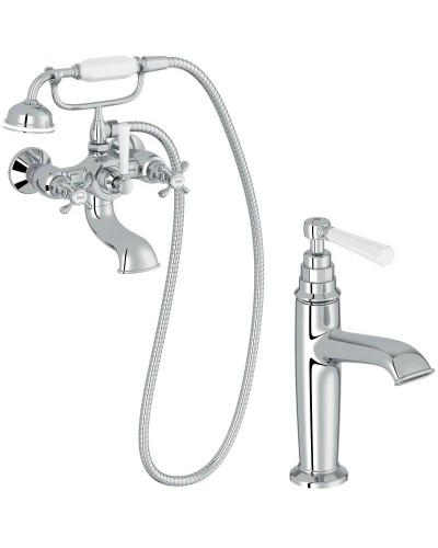 Комплект смесителей Jacob Delafon Cleo 1889 E24313-CP + E24308-CP