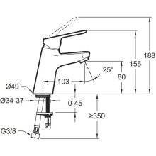 Комплект смесителей Jacob Delafon Lucien E20848-CP + E20849-CP