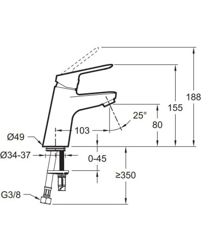 Комплект смесителей Jacob Delafon Lucien E20848-CP + E20849-CP