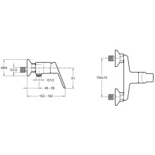 Комплект смесителей Jacob Delafon Lucien E20847-CP + E20849-CP