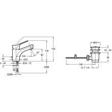 Комплект смесителей Jacob Delafon Brive E78121-CP