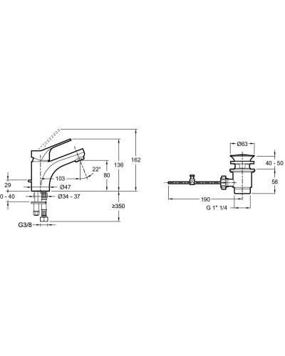 Комплект смесителей Jacob Delafon Brive E78121-CP
