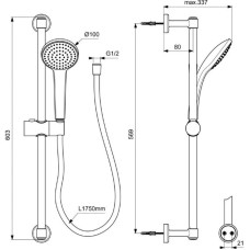 Комплект смесителей Ideal Standard Cerafine O BC499XG + BC555XG + BD142XG