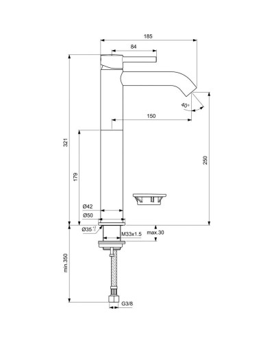Комплект смесителей Ideal Standard Ceraline BC199XG + BC269XG