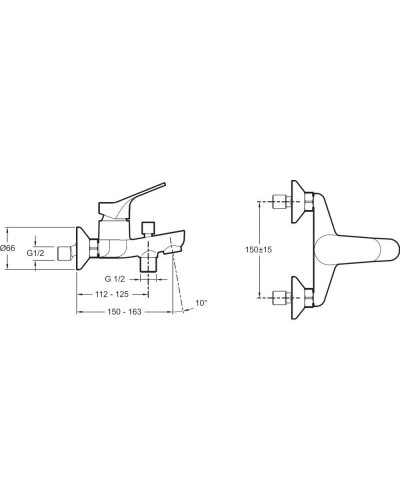 Комплект смесителей Jacob Delafon Brive E78121-CP