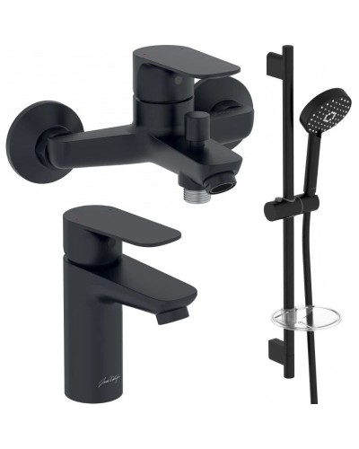 Комплект смесителей Jacob Delafon Oscar E29844-BL + E29842-BL + E99898-BL