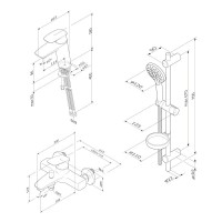 Комплект смесителей AM.PM Spirit 2.1 F40971A00