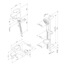 Комплект смесителей AM.PM Spirit 2.1 F40971A00