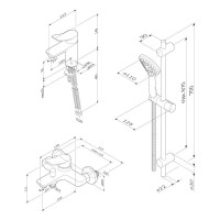 Комплект смесителей AM.PM X-Joy F40985A00