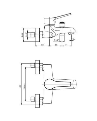 Комплект смесителей Paini Messina MECRSET3
