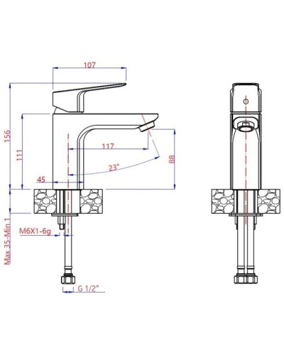 Комплект смесителей Paini Viva Style P4CRSET3