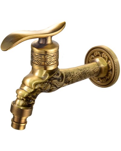 Кран для одного типа воды Bronze de Luxe 21595/2 Бронза с насадкой для шланга