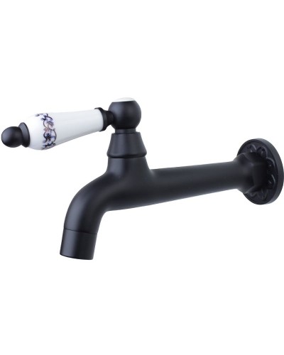 Кран для одного типа воды Bronze de Luxe 13262/1 Черный матовый