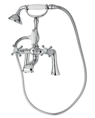 Смеситель на борт ванны с ручным душем, шлангом 150 см CEZARES GOLF-PBV-01-Bi