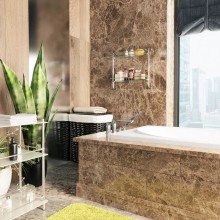 Смеситель на борт ванны WasserKRAFT Salm 2755 Хром