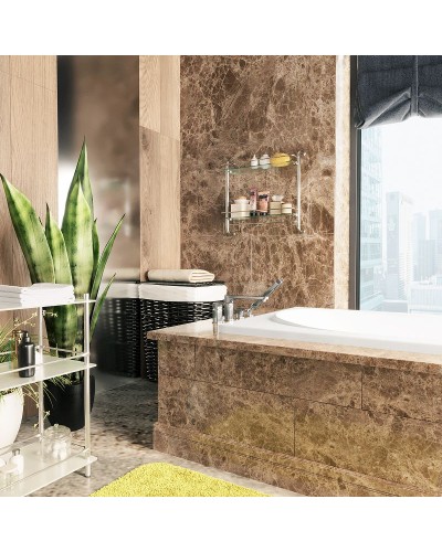 Смеситель на борт ванны WasserKRAFT Salm 2755 Хром