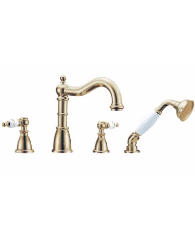 Смеситель на борт ванны Boheme Provanse 394 Бронза